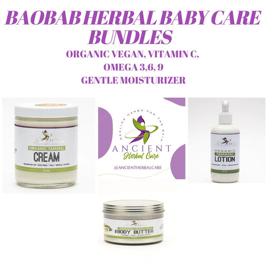 ORGANIC BAOBAB BABY BUNDLE (OMEGAS VITAMINS, VITAMIN C, VITAMIN E) - Ancient Herbal Care