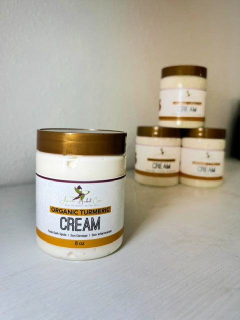8oz Organic Vegan Turmeric Toning Cream