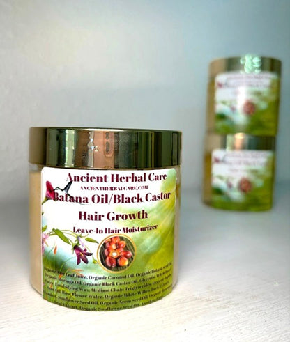 8oz Batana Oil and Black Castor Hydrating Hair  Leave in Conditioner