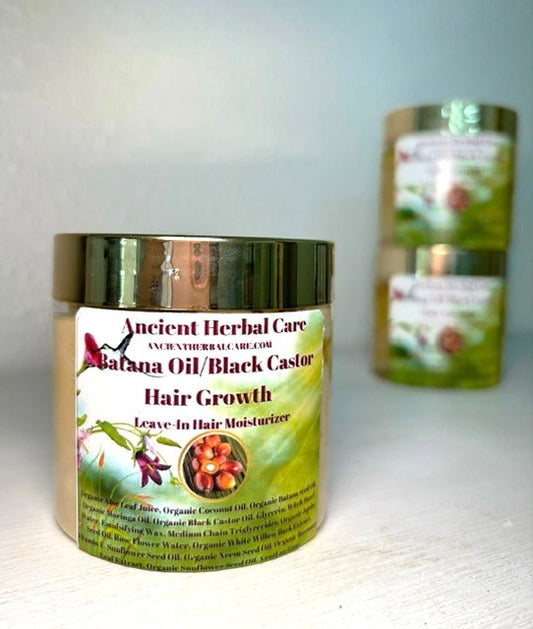 8oz Batana Oil and Black Castor Hydrating Hair  Leave in Conditioner