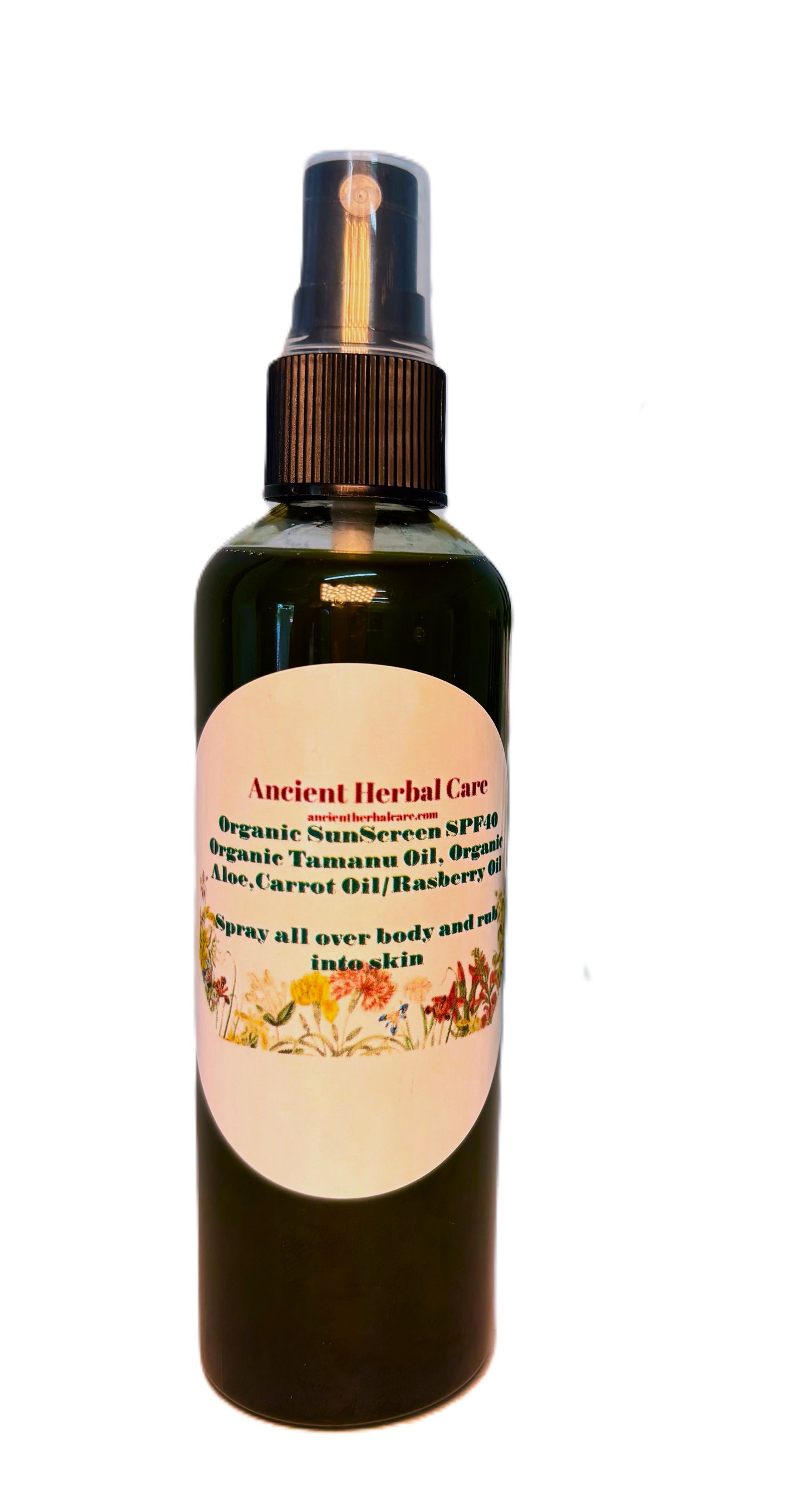 ORGANIC VEGAN TAMANU SUNSCREEN
