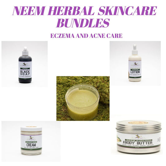 VEGAN NEEM BUNDLE (ACNE, ECZEMA, RASHES, ITCHY) - Ancient Herbal Care