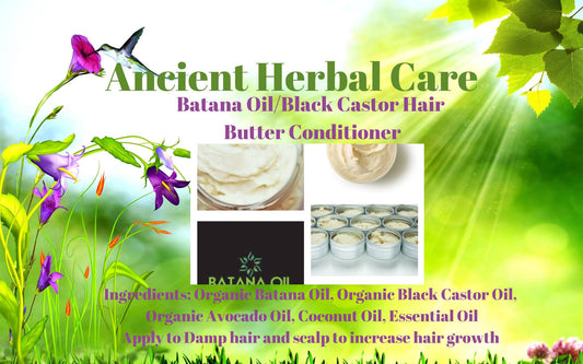 Organic Batana Oil/ Black Castor Butter Hair Condioner - Ancient Herbal Care