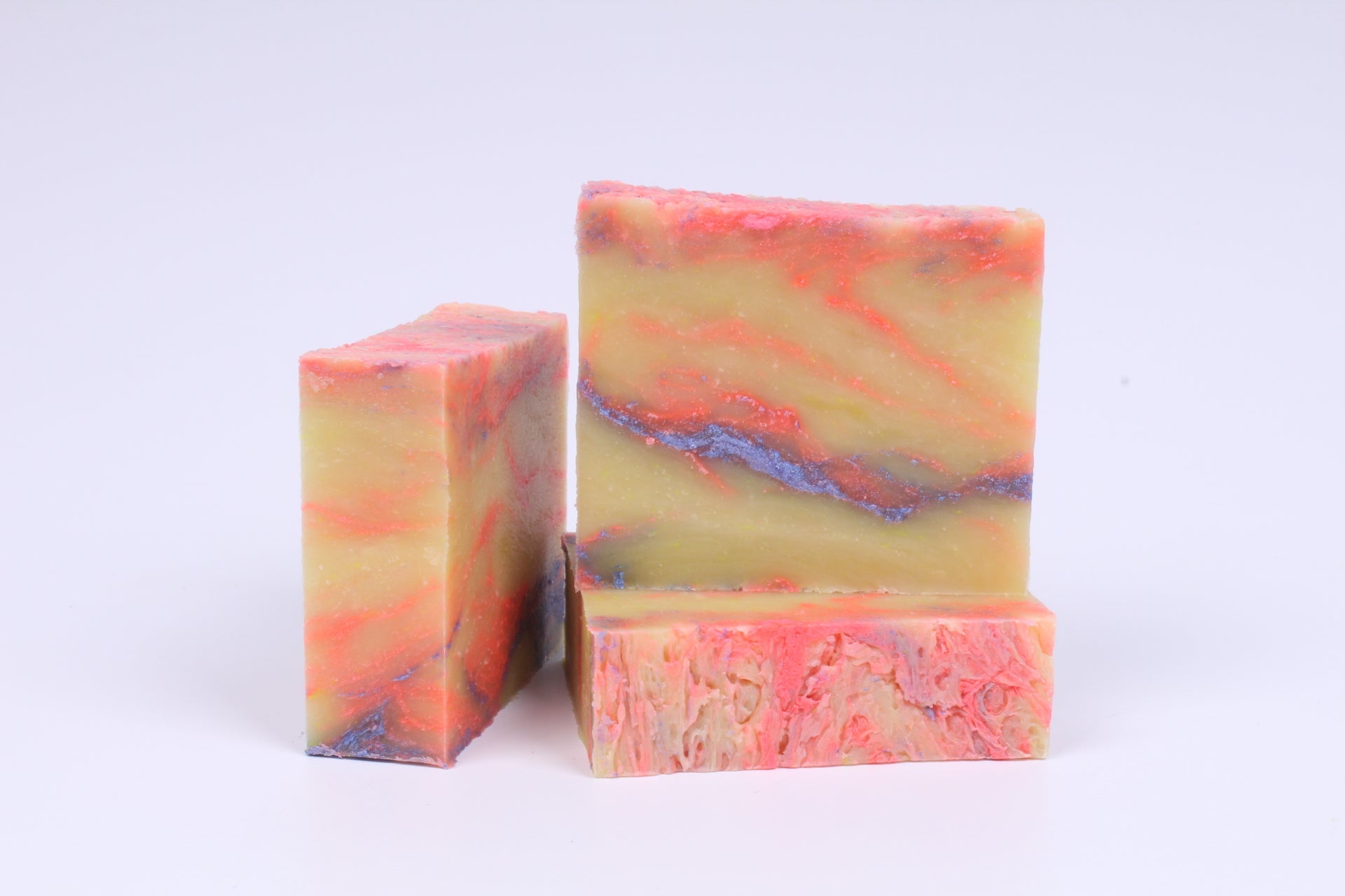 4 Bars/ Green Tea Lemon Soap Incl Soap Bag Loofah - Ancient Herbal Care