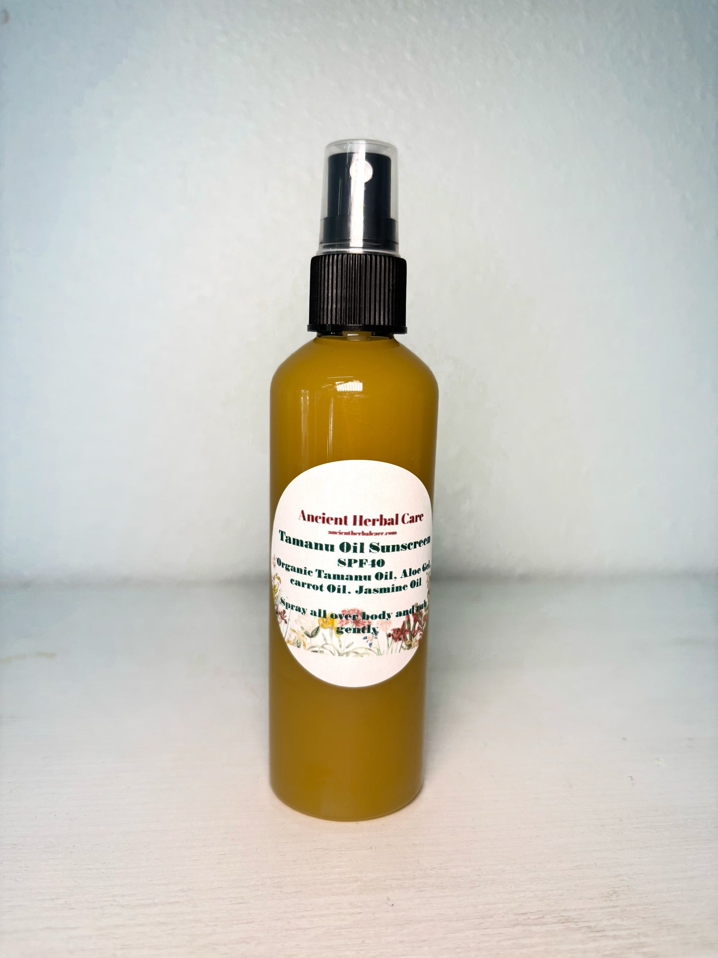 ORGANIC VEGAN TAMANU SUNSCREEN