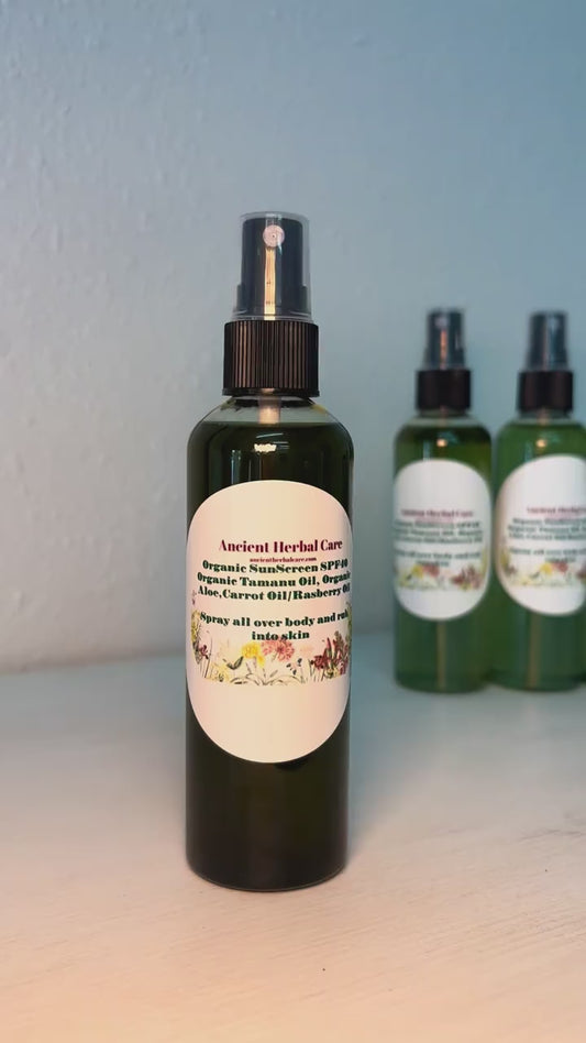ORGANIC VEGAN TAMANU SUNSCREEN