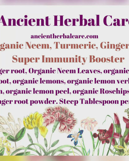 Neem, Turmeric and Ginger Detox Tea! Super Immunity Booster