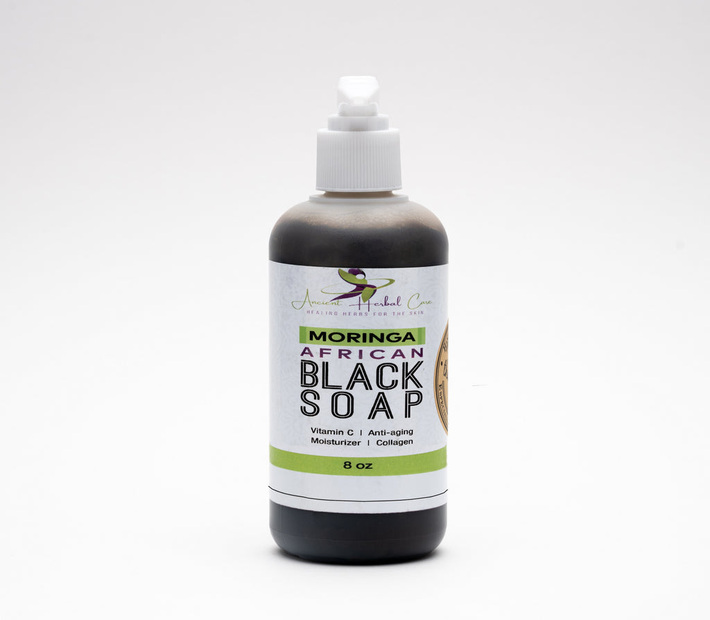 Moringa African Black Soap - Ancient Herbal Care