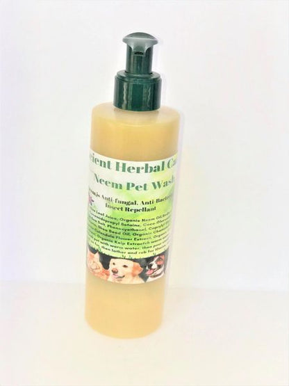 8oz Neem Pet Wash - Ancient Herbal Care