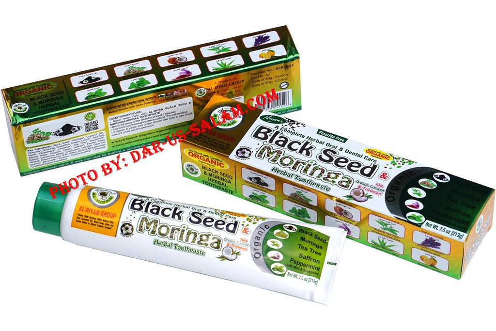 Herbal Blackseed Moringa Toothpaste - Ancient Herbal Care