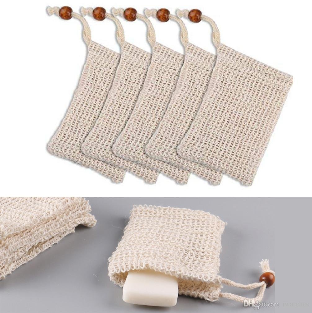 5pk Exfoliating  Soap Pouch - Ancient Herbal Care