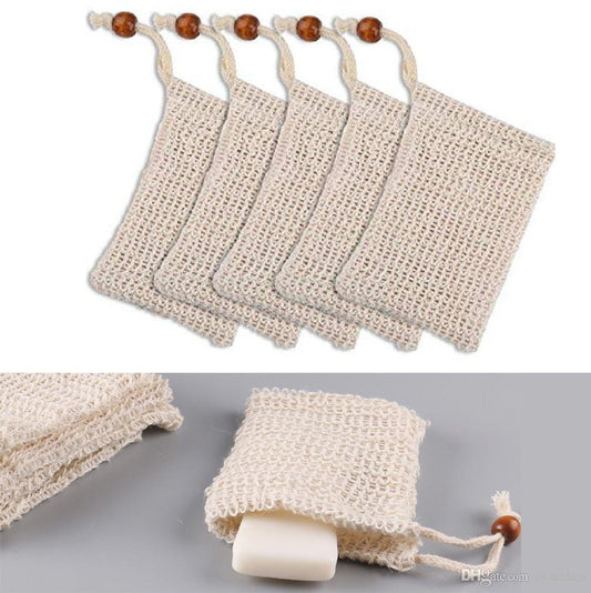 5pk Exfoliating  Soap Pouch - Ancient Herbal Care